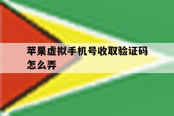 苹果虚拟手机号收取验证码怎么弄 苹果虚拟手机号收取验证码怎么弄