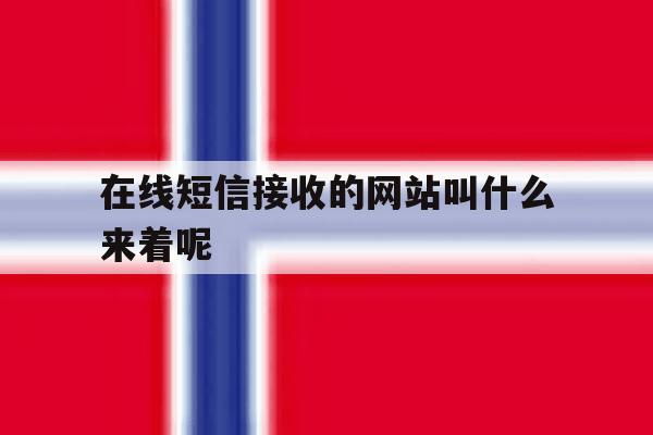 在线短信接收的网站叫什么来着呢 在线短信接收的网站叫什么来着呢