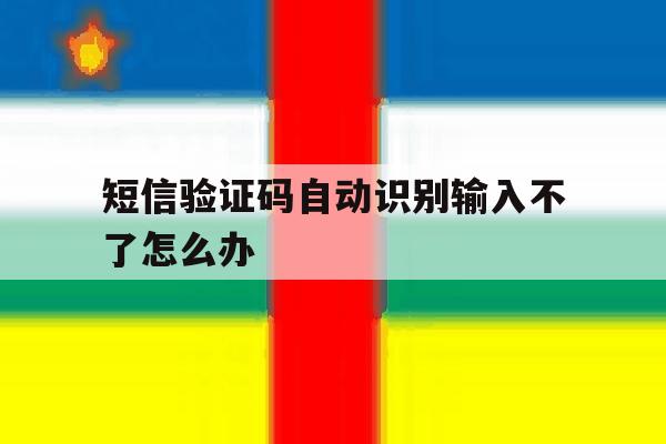 短信验证码自动识别输入不了怎么办 短信验证码自动识别输入不了怎么办