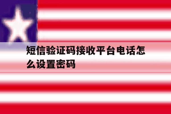 短信验证码接收平台电话怎么设置密码 短信验证码接收平台电话怎么设置密码