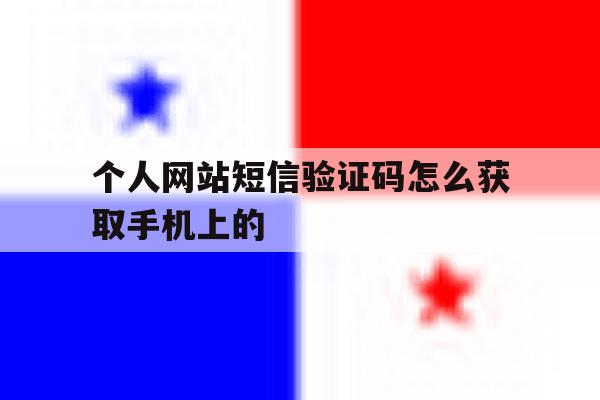 关于个人网站短信验证码怎么获取手机上的的信息 关于个人网站短信验证码怎么获取手机上的的信息