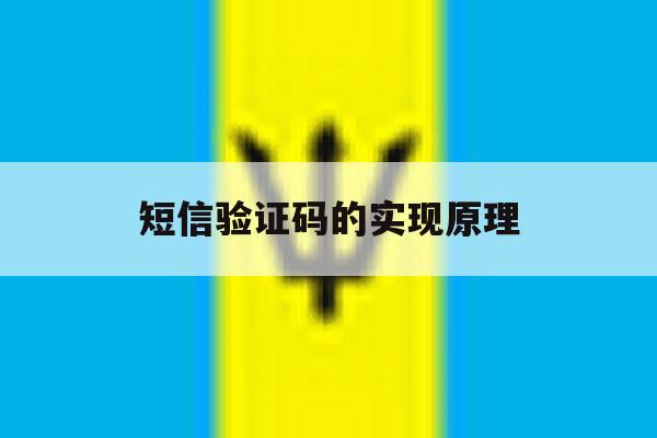 短信验证码的实现原理 短信验证码的实现原理
