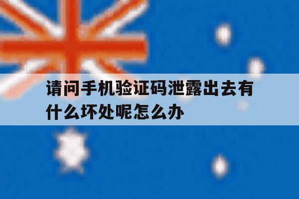 请问手机验证码泄露出去有什么坏处呢怎么办的简单介绍 请问手机验证码泄露出去有什么坏处呢怎么办的简单介绍