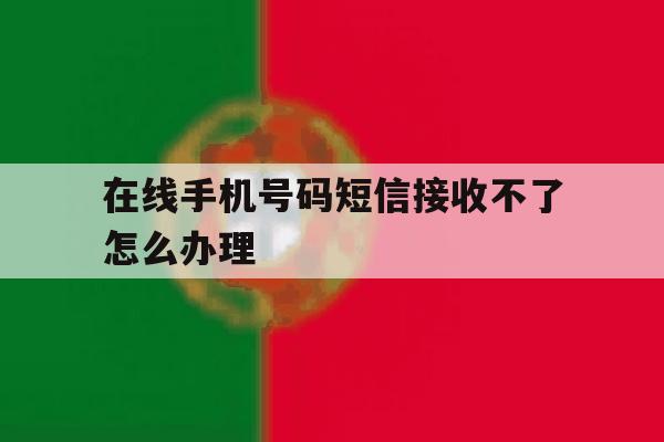 在线手机号码短信接收不了怎么办理 在线手机号码短信接收不了怎么办理
