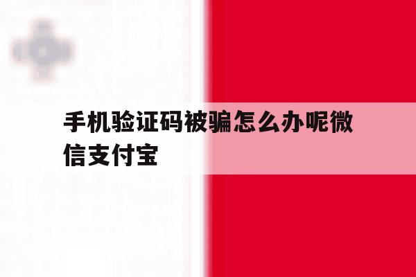 手机验证码被骗怎么办呢微信支付宝 手机验证码被骗怎么办呢微信支付宝