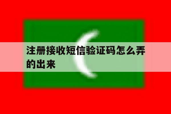 注册接收短信验证码怎么弄的出来