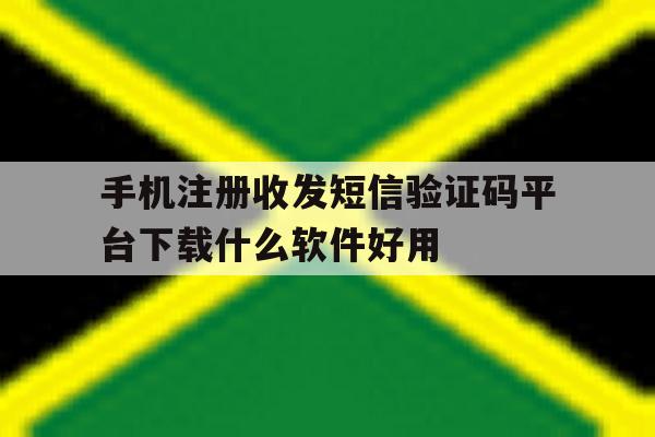 包含手机注册收发短信验证码平台下载什么软件好用的词条