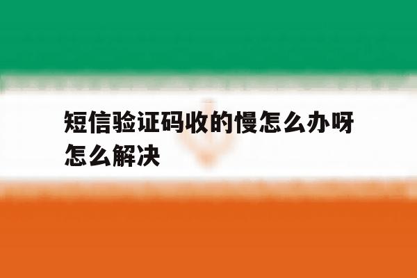 短信验证码收的慢怎么办呀怎么解决 短信验证码收的慢怎么办呀怎么解决