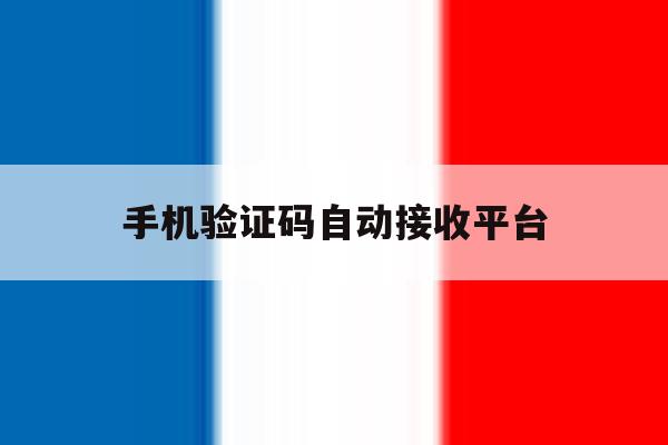 手机验证码自动接收平台 手机验证码自动接收平台