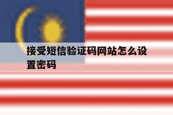 接受短信验证码网站怎么设置密码 接受短信验证码网站怎么设置密码