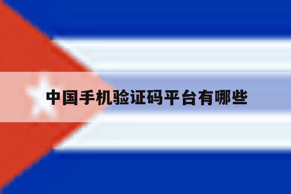 中国手机验证码平台有哪些 中国手机验证码平台有哪些
