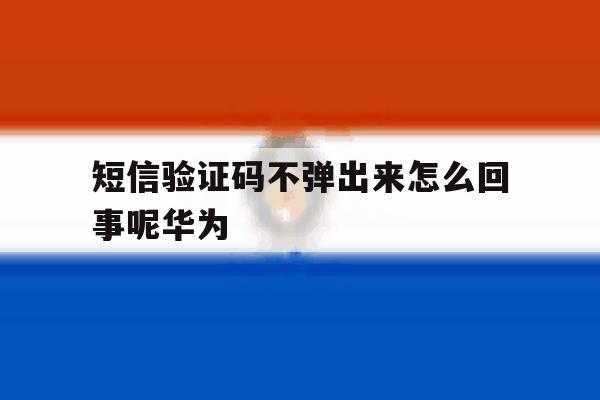 短信验证码不弹出来怎么回事呢华为 短信验证码不弹出来怎么回事呢华为
