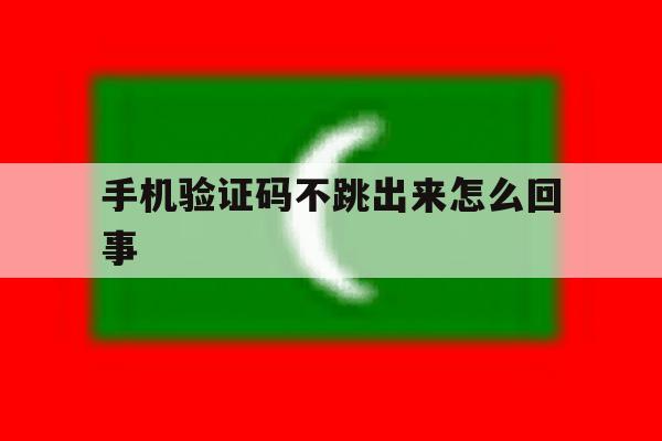 手机验证码不跳出来怎么回事 手机验证码不跳出来怎么回事